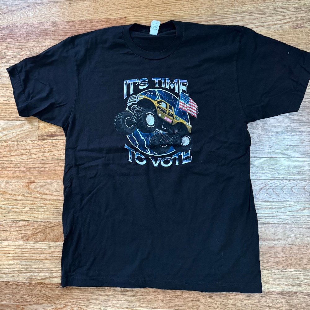 2020 Pearl Jam Vote T-Shirt ridin' With Biden Size Large